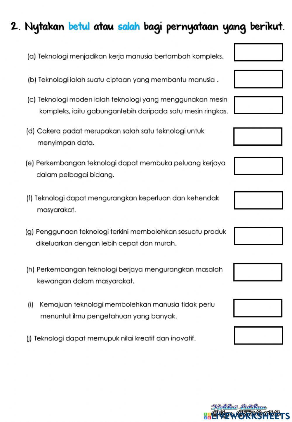 Pengenalan Kepada Teknologi