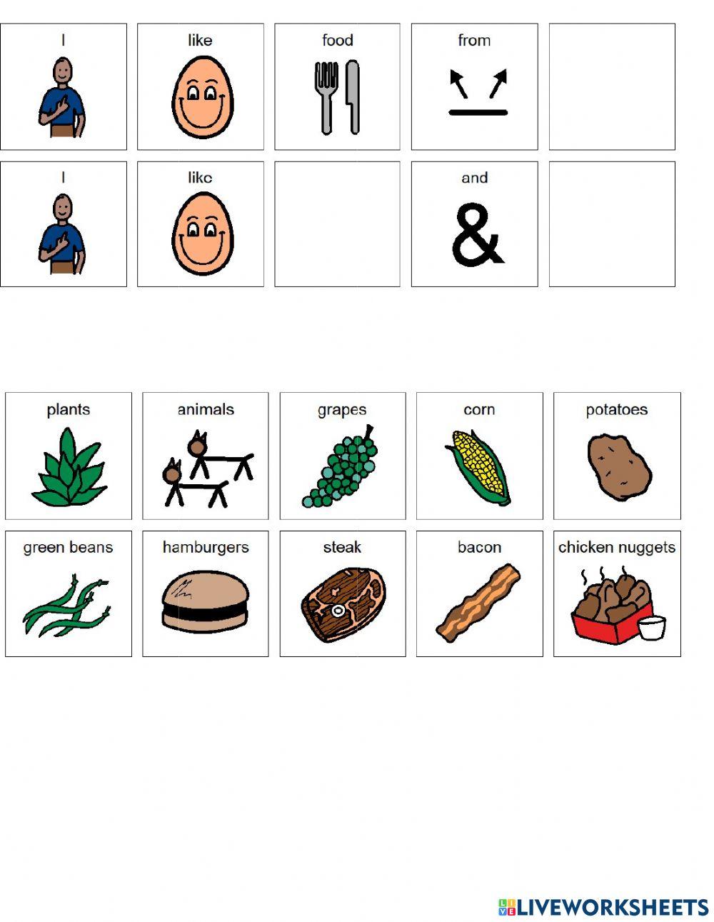 Foods I like Foods I like