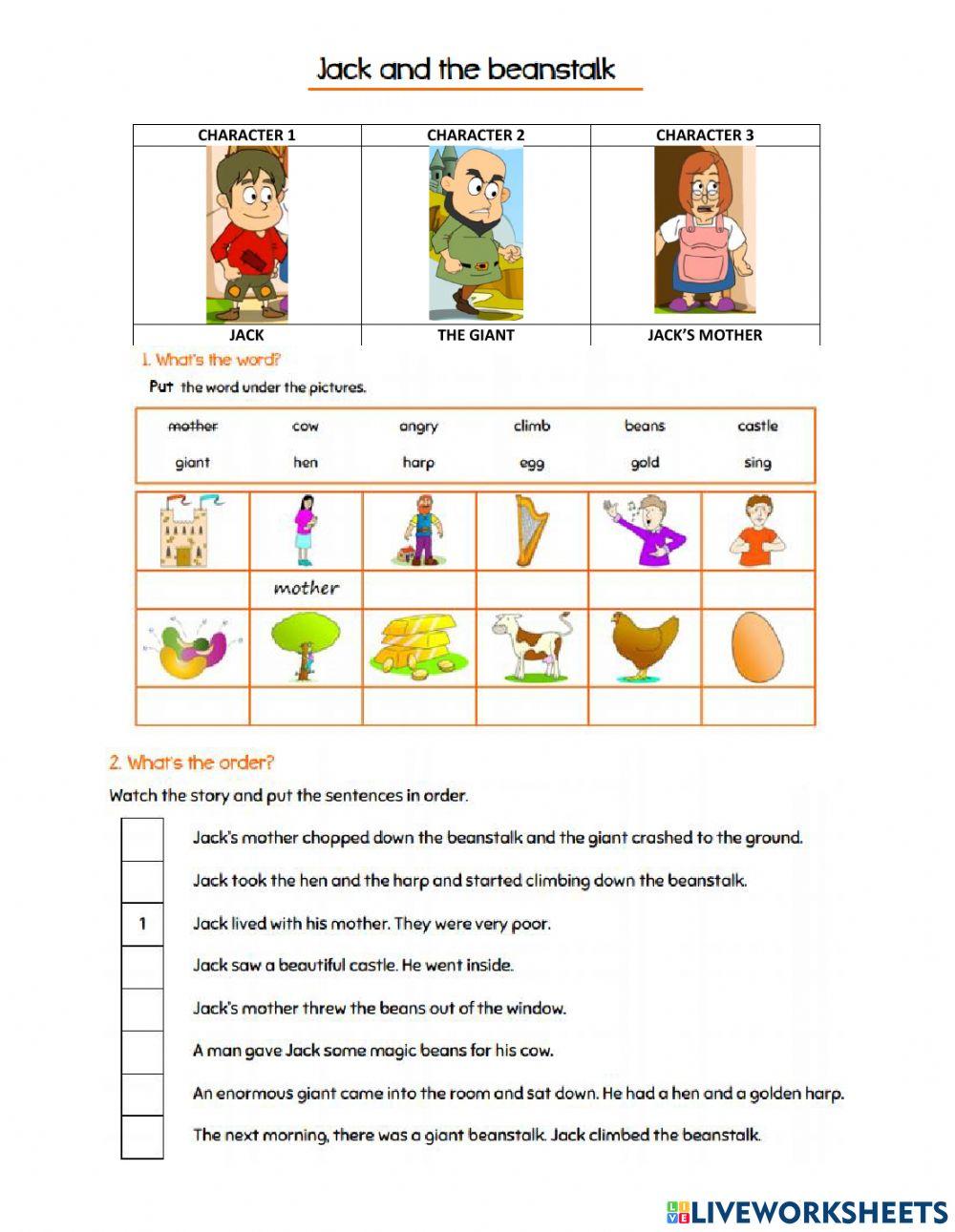 Jack and the beanstalk