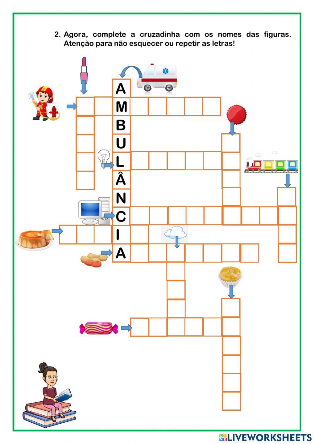 Atividade com m pós vocálico