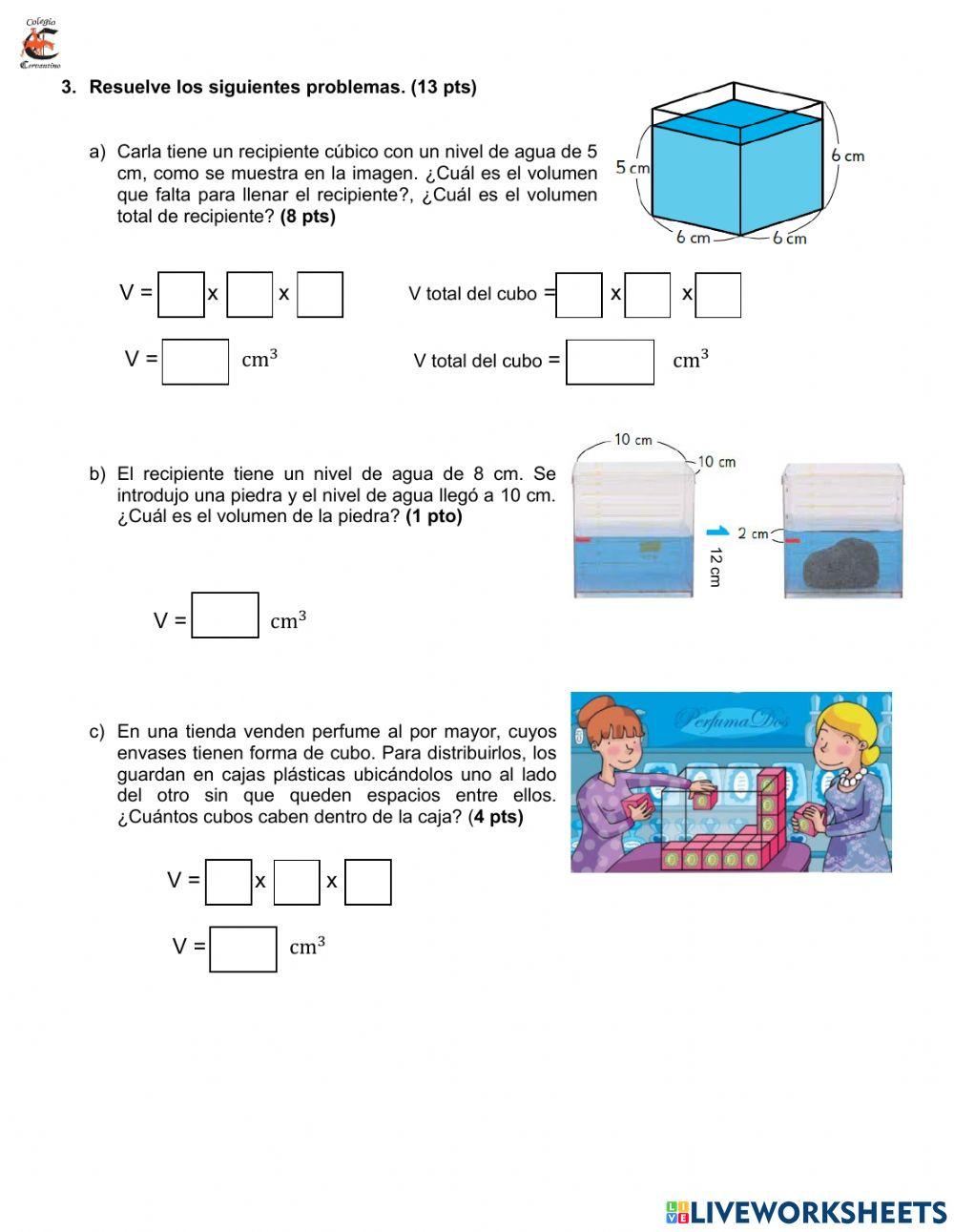 Guía evaluada de volumen