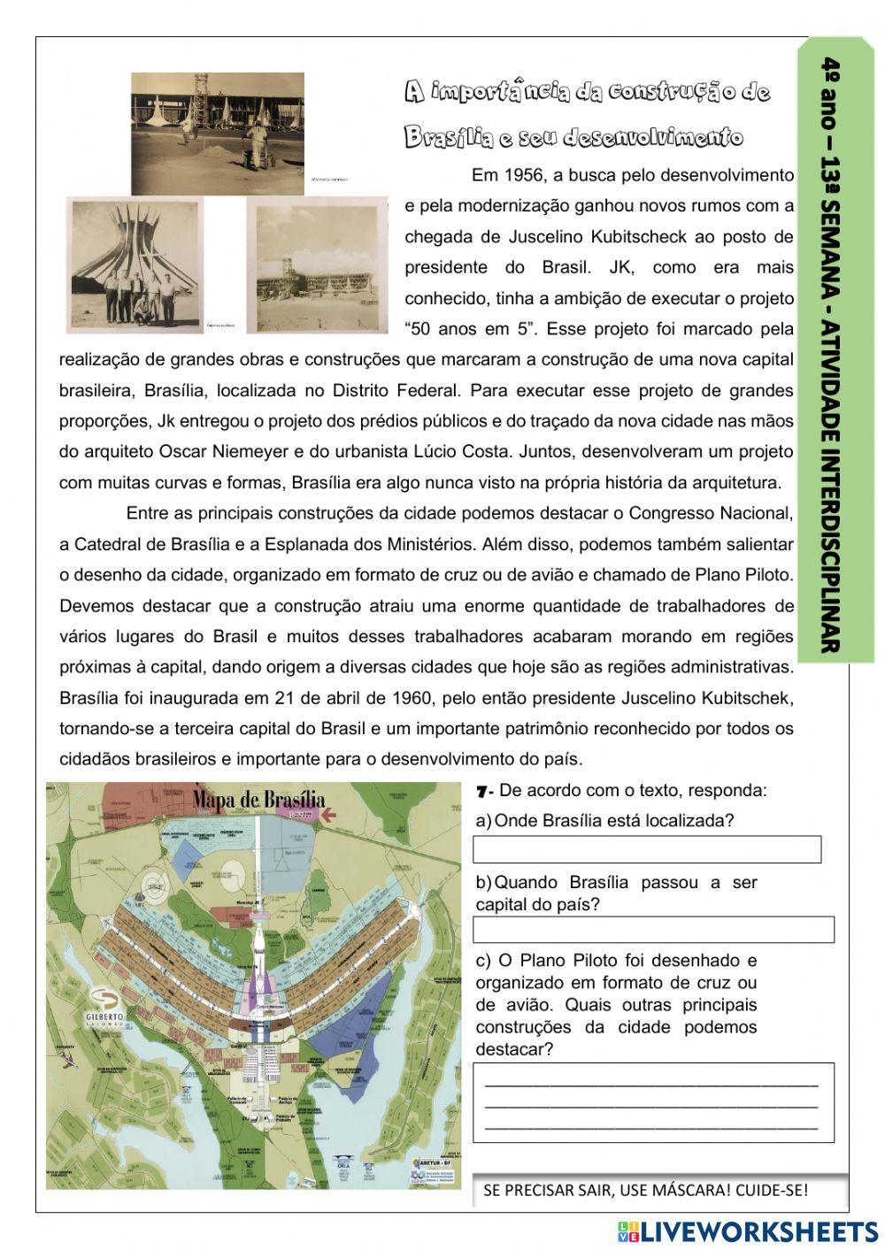 Atividade interdisciplinar