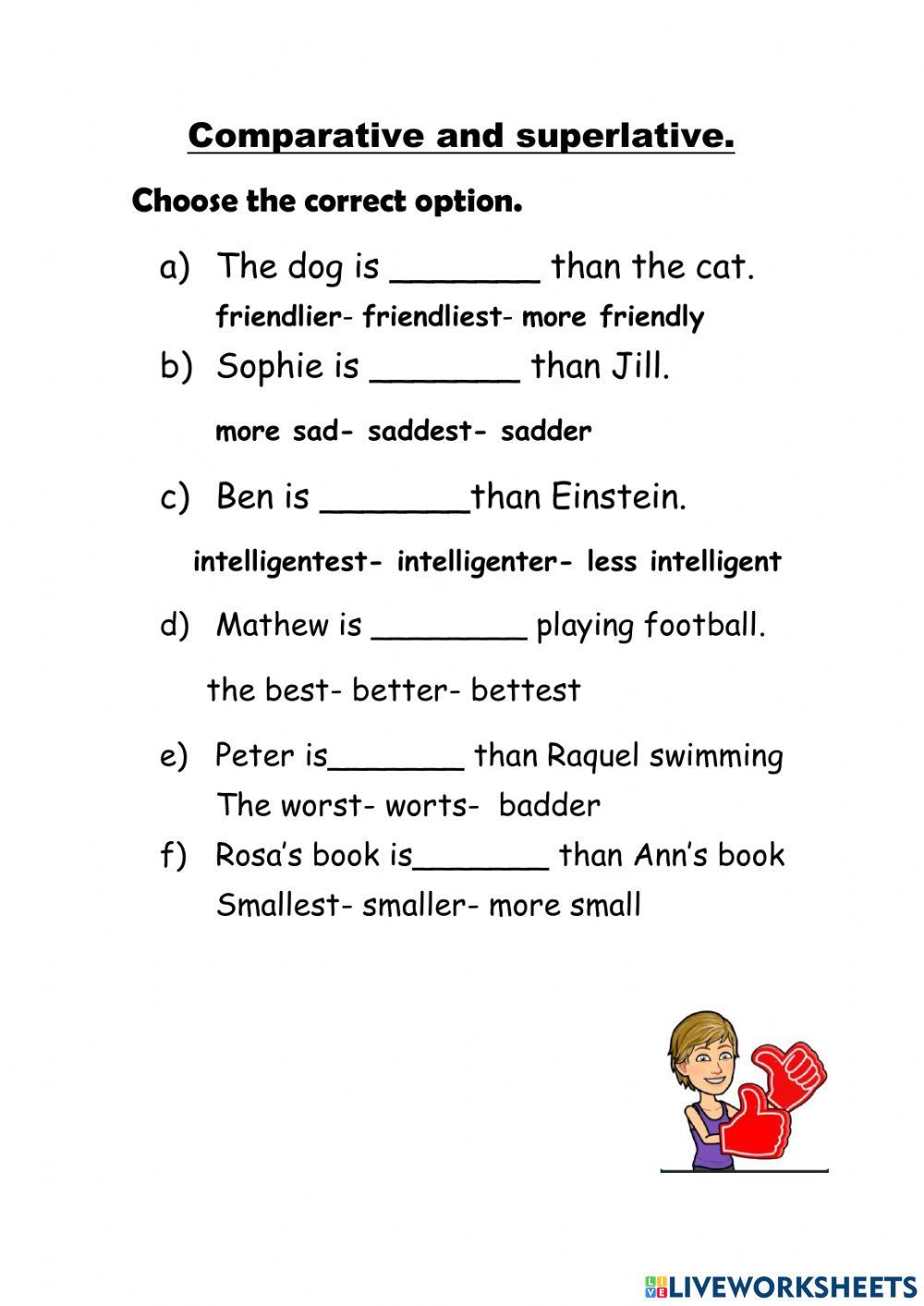 1039415 Comparative and superlative Laurix12