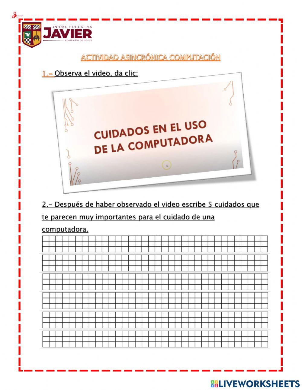 Cuidados de la computadora