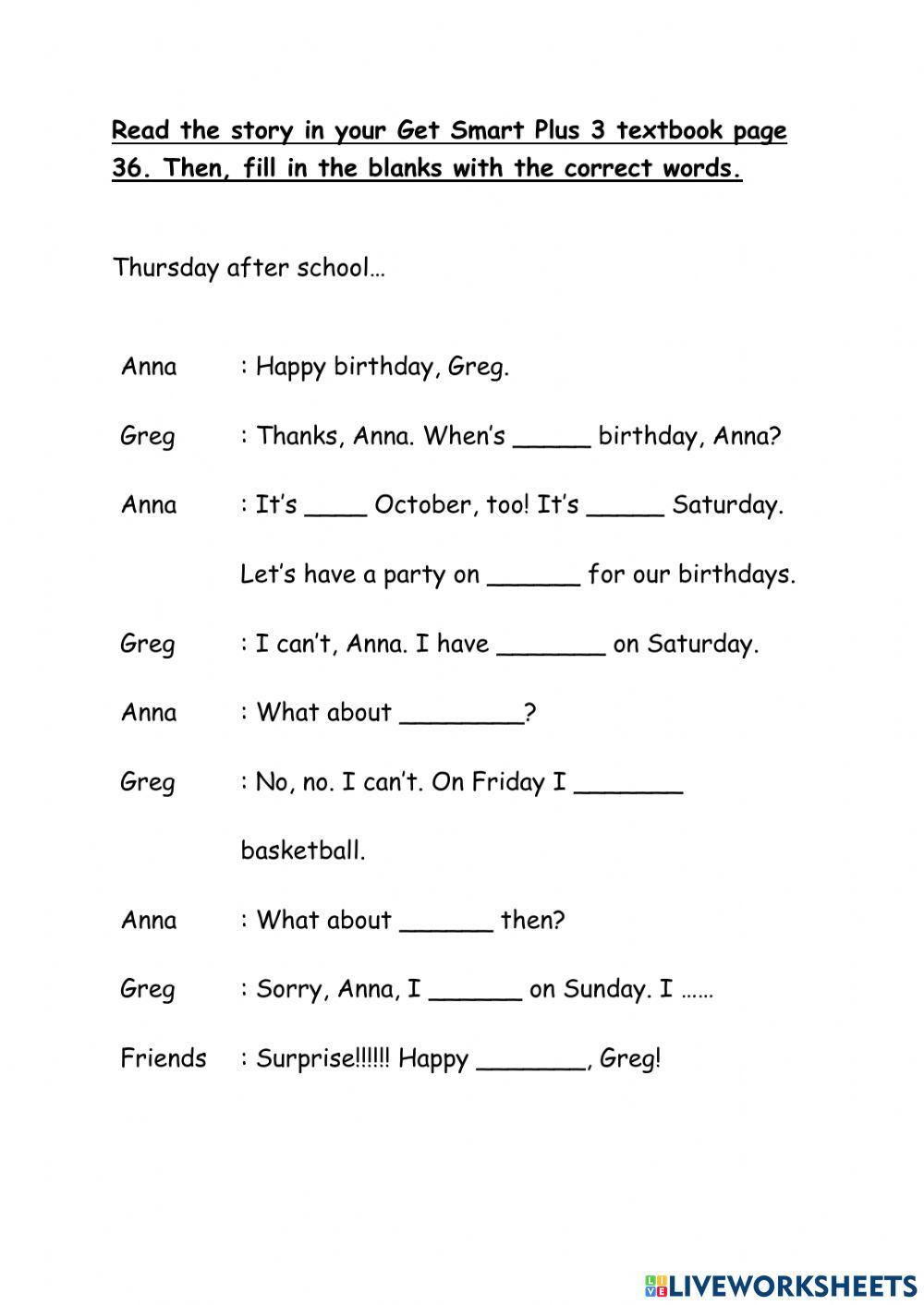 Get Smart 3 Textbook page 36