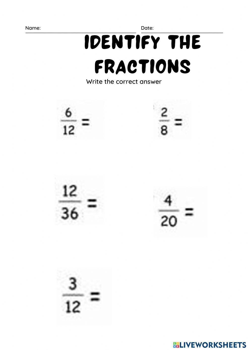 Simplify Fractions