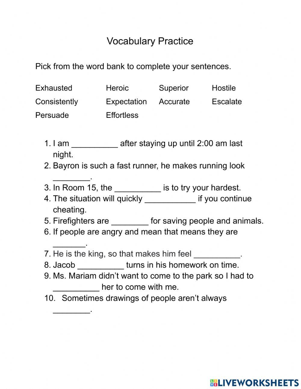 5th-grade-vocabulary-practice-worksheet-live-worksheets