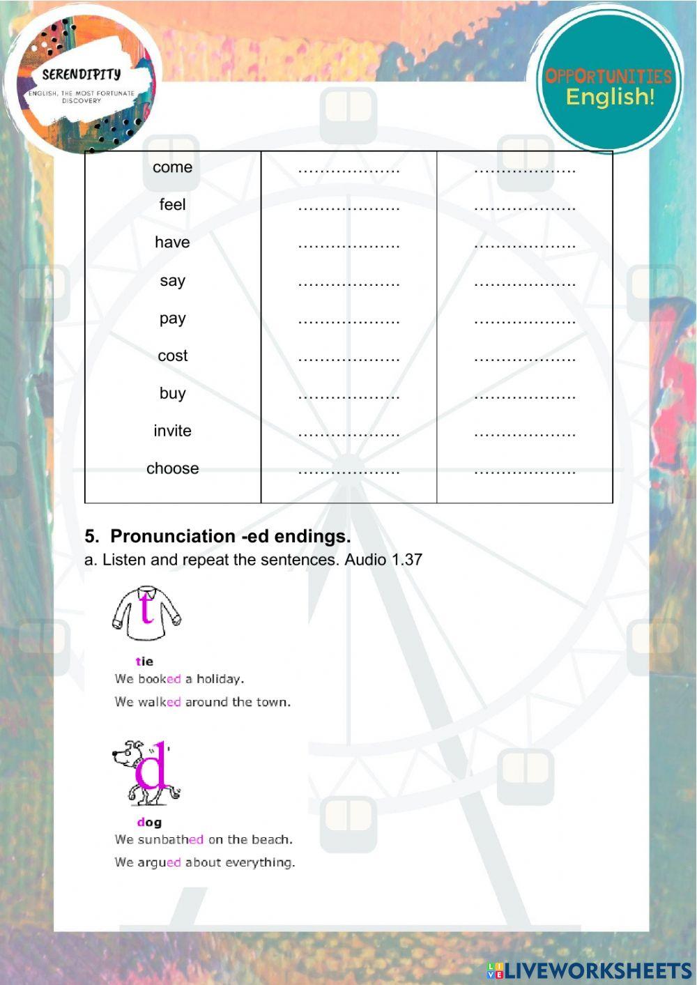 Unit 2A, pre elementary