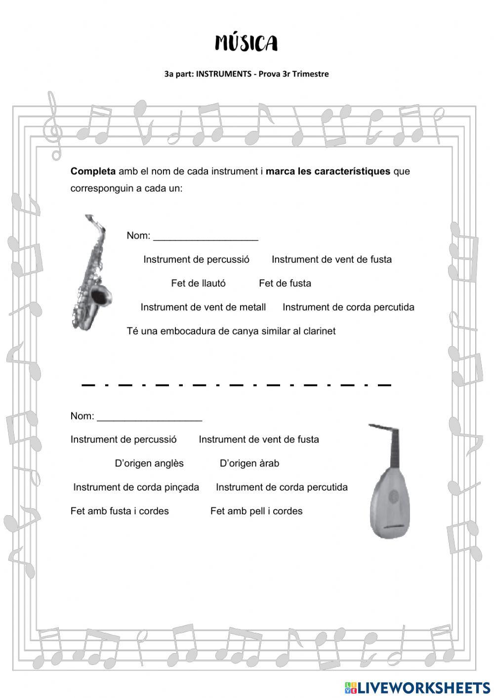 Saxòfon i llaüt Saxòfon i llaüt
