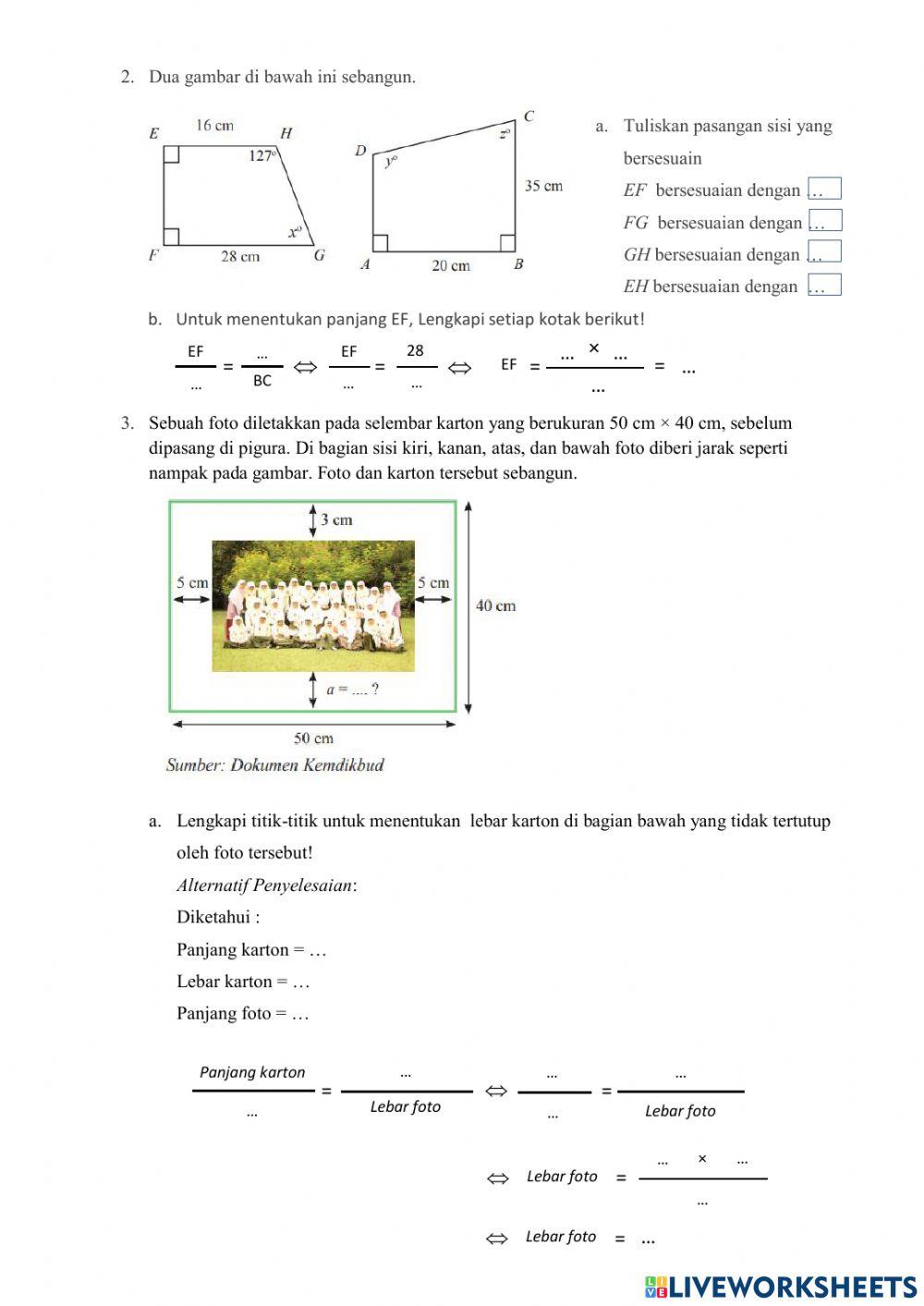 Lkpd digital kesebangunan bangun datar