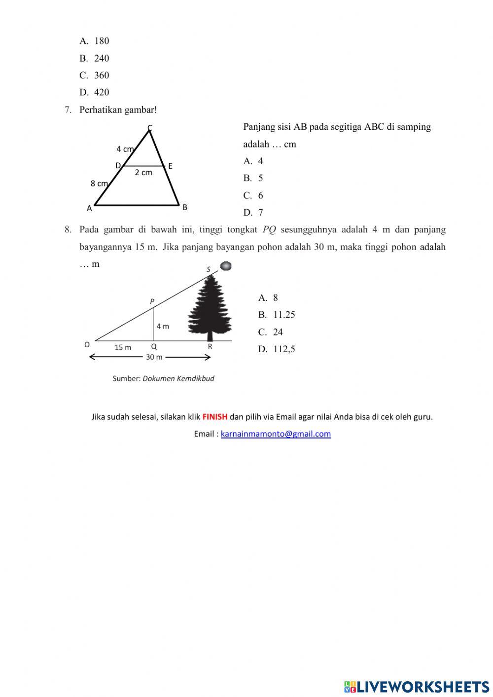 Lkpd digital kesebangunan bangun datar