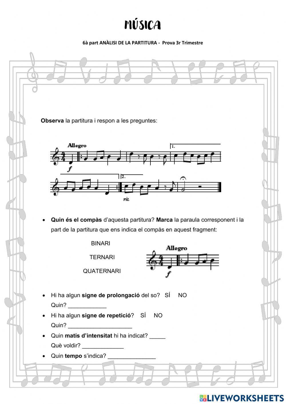 Anàlisi de partitura