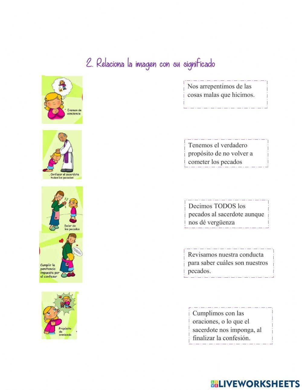 Pasos para una buena confesión Pasos para una buena confesión