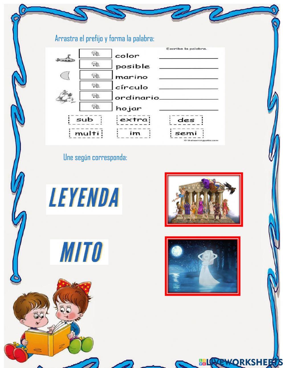 Evaluación lengua castellana  4°