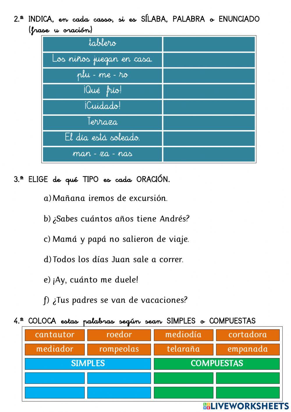 T 11 3º LENGUA control