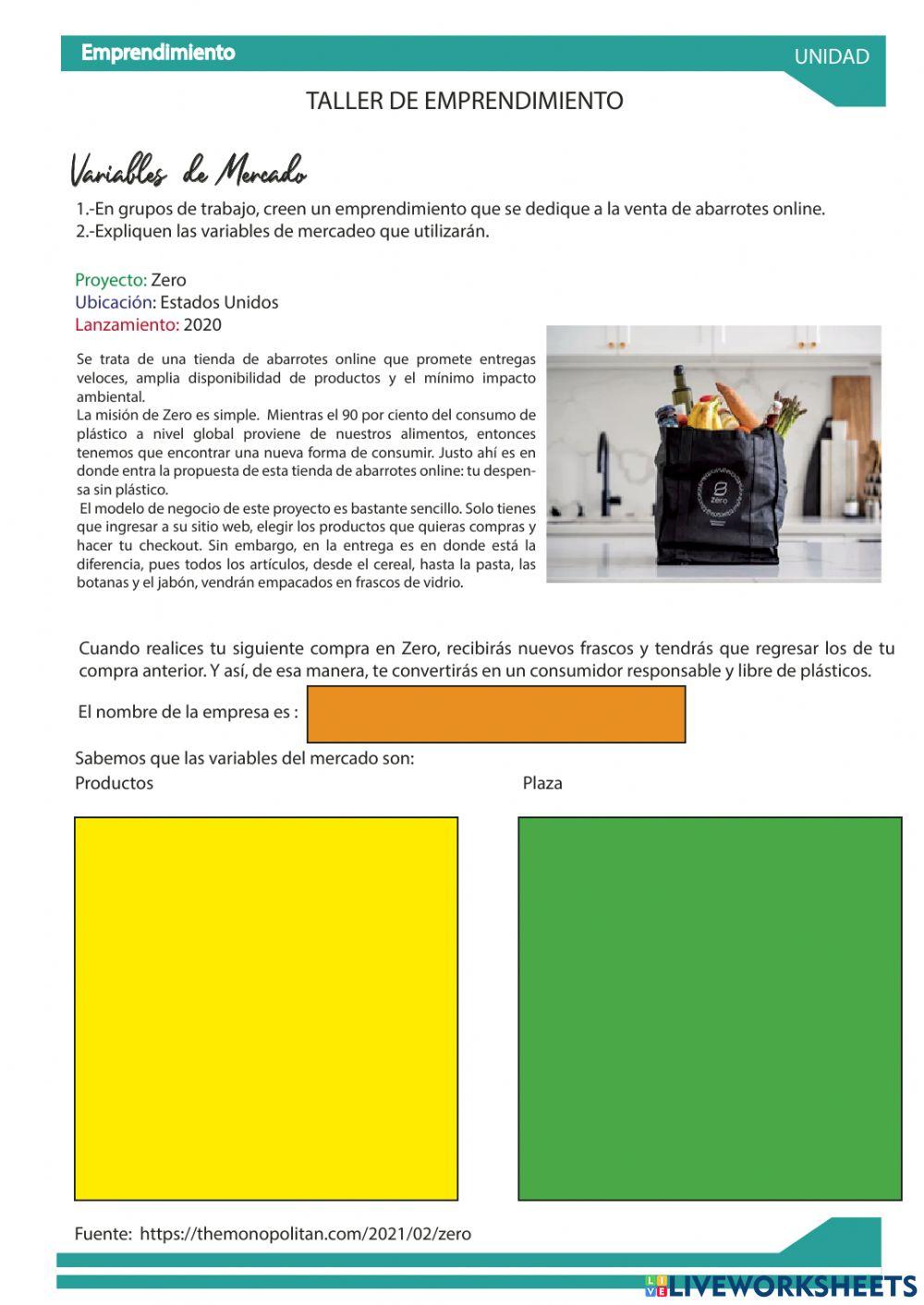 Variables  de Mercado