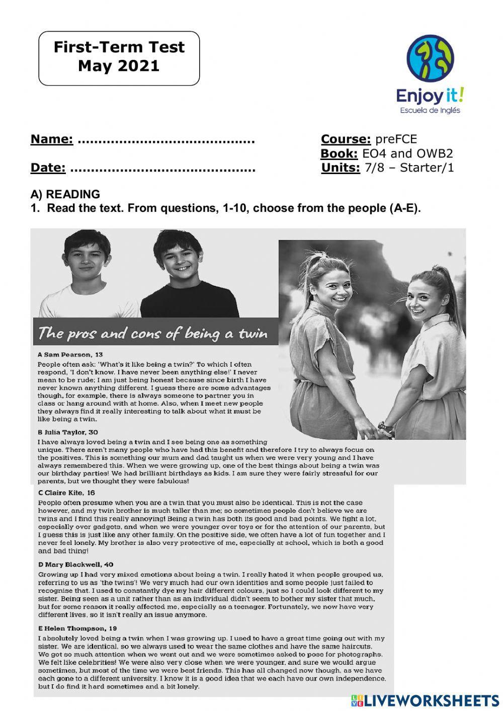 Consolidation 1 2021