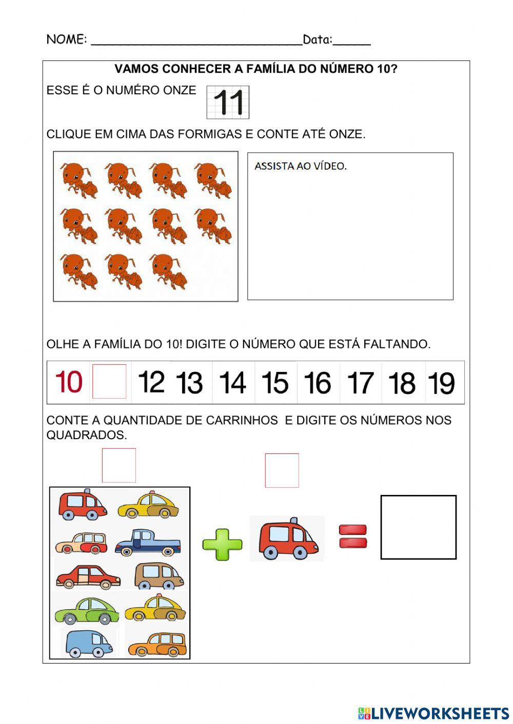 Vamos conhecer o número 11?