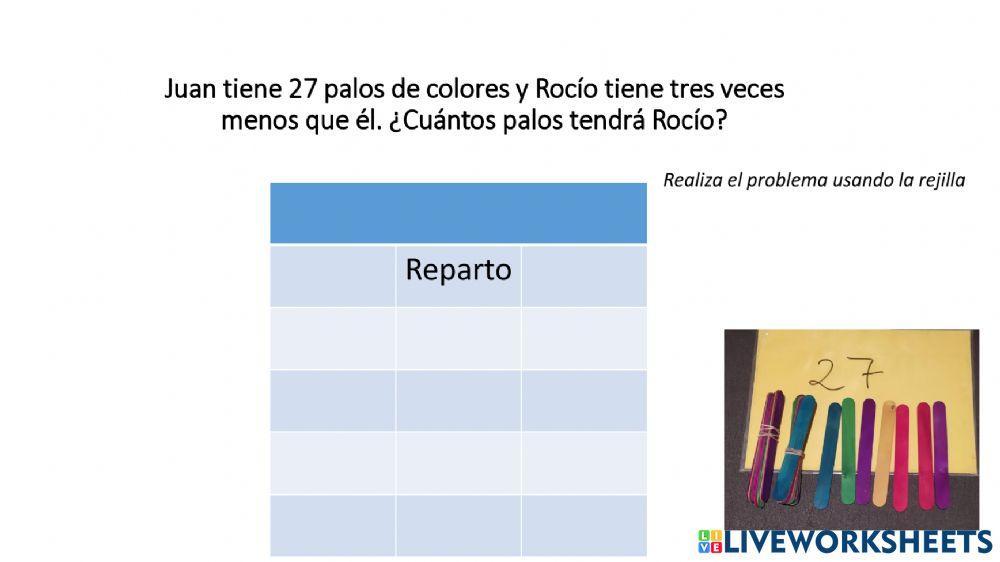 Resolución problemas mediante producto decreciente