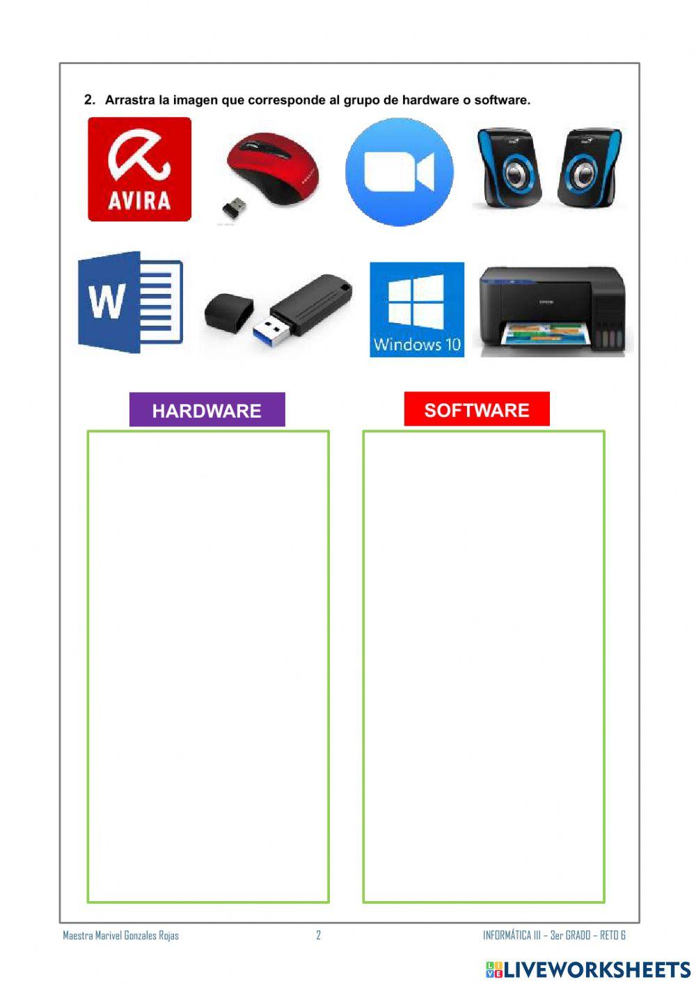 6. Reto Reiche. Hardware y software de un ordenador.