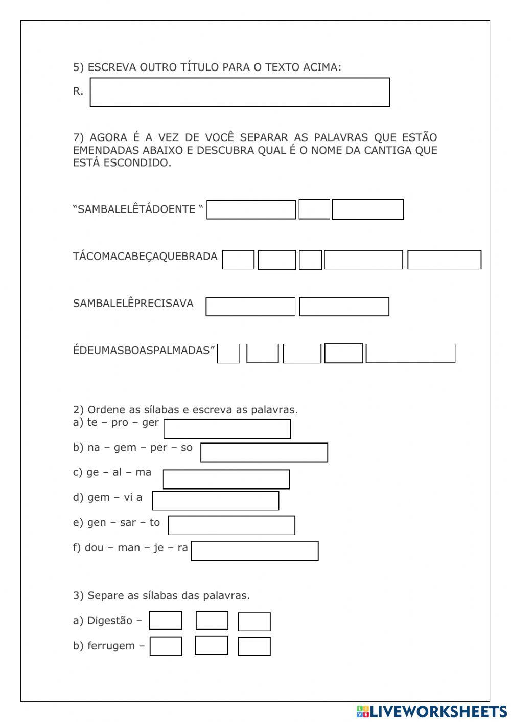 Interpretação de textos