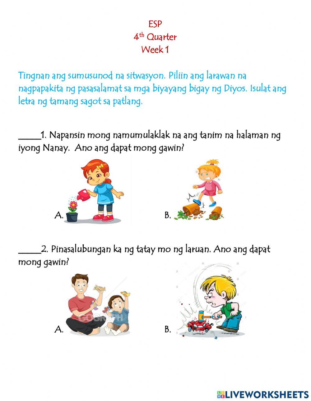 1040629 esp 4th quarter week 1 irmabongo