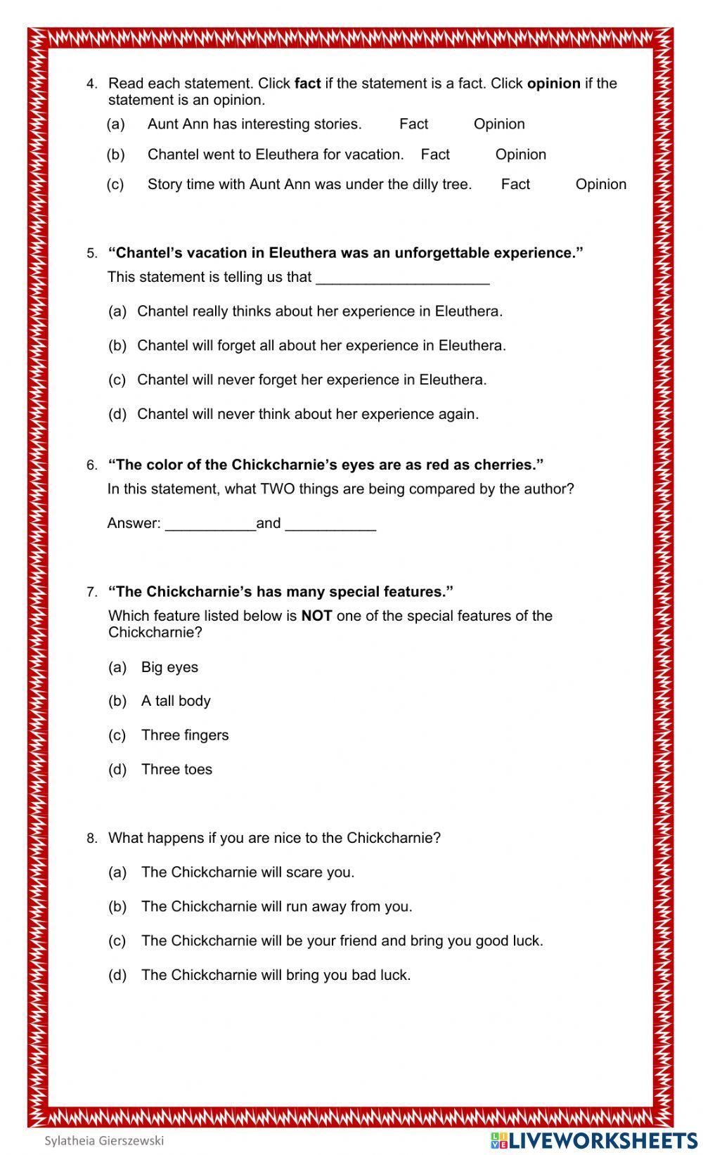 Reading Comprehension