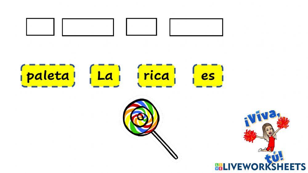 Formando enunciados Formando enunciados