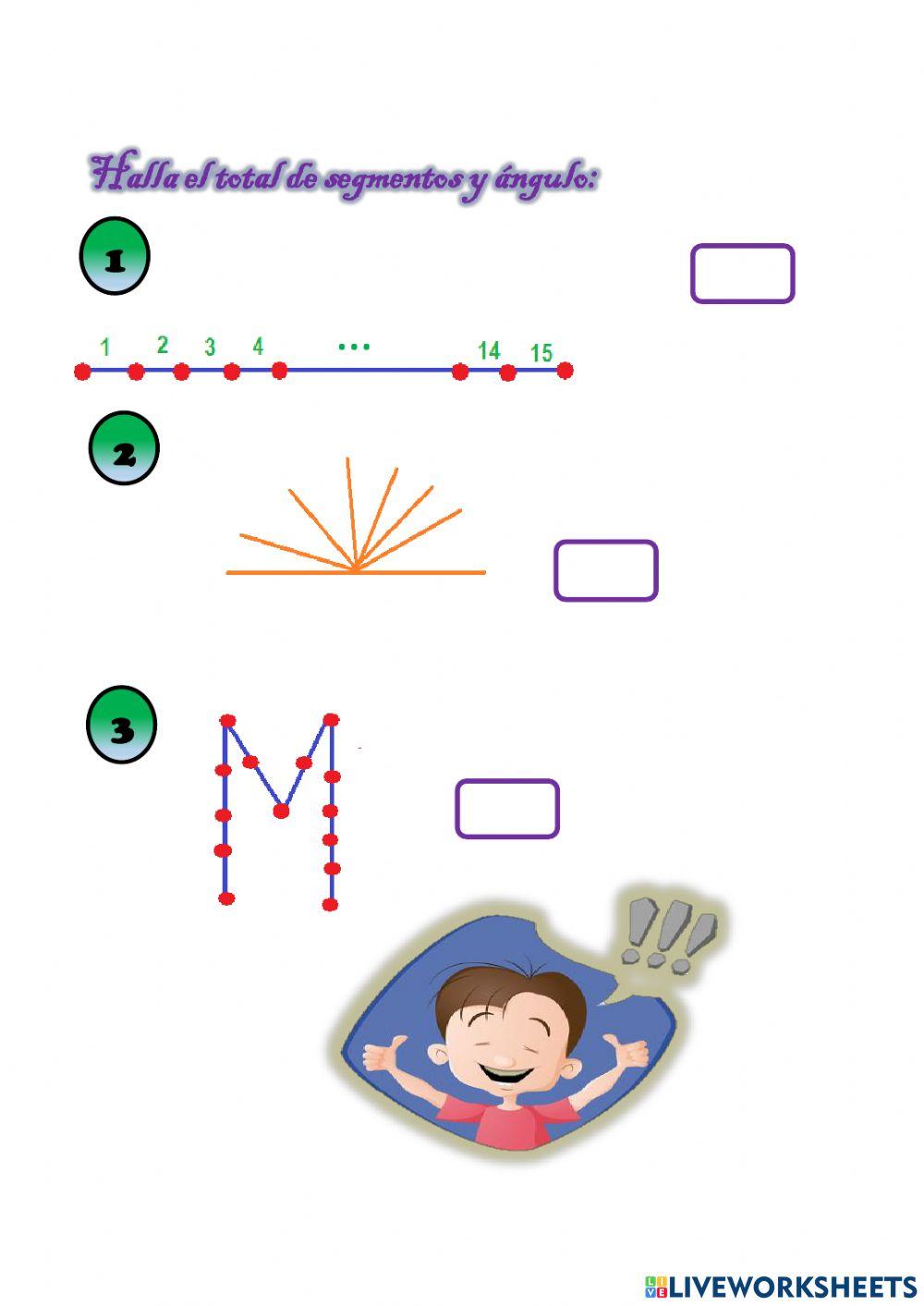 Conteo de segmentos y ángulos