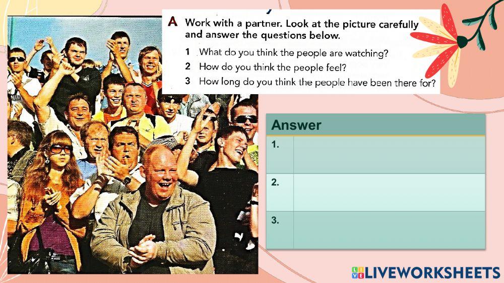 Unit 6 - Listening (Close-up pg74)