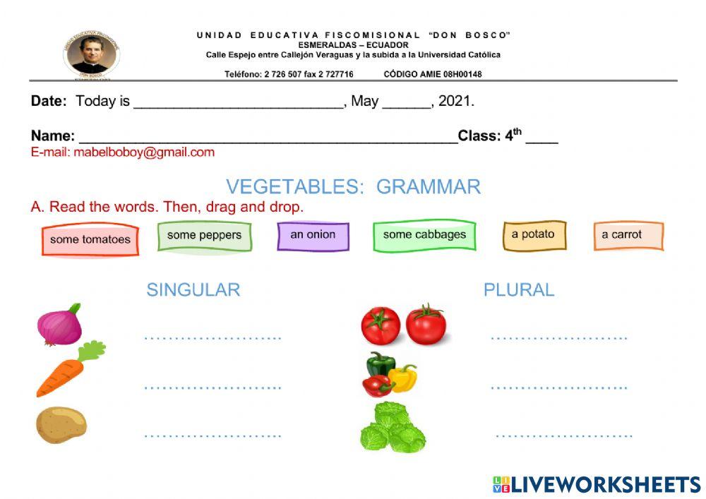Vegetables-statements
