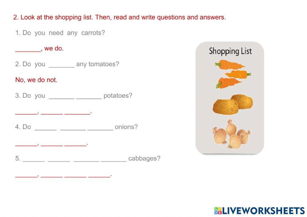 Vegetables-statements