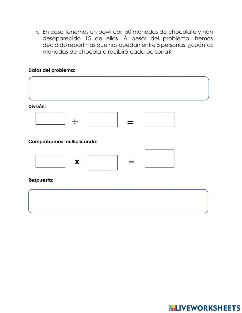 Problemas de division
