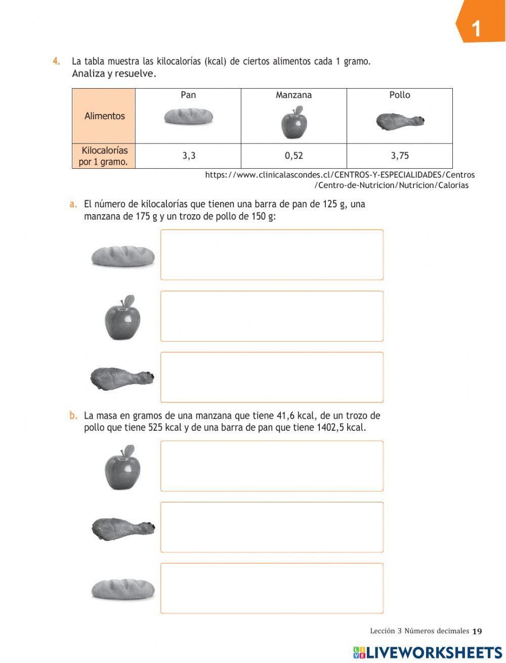 Multiplicación y división de decimales