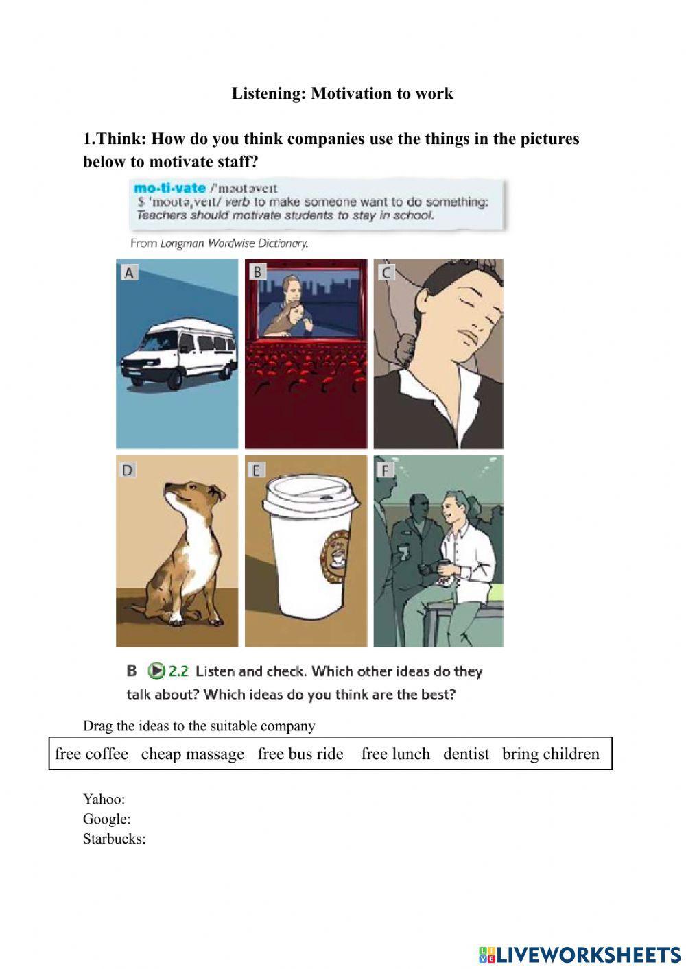 Companies motivate their workers