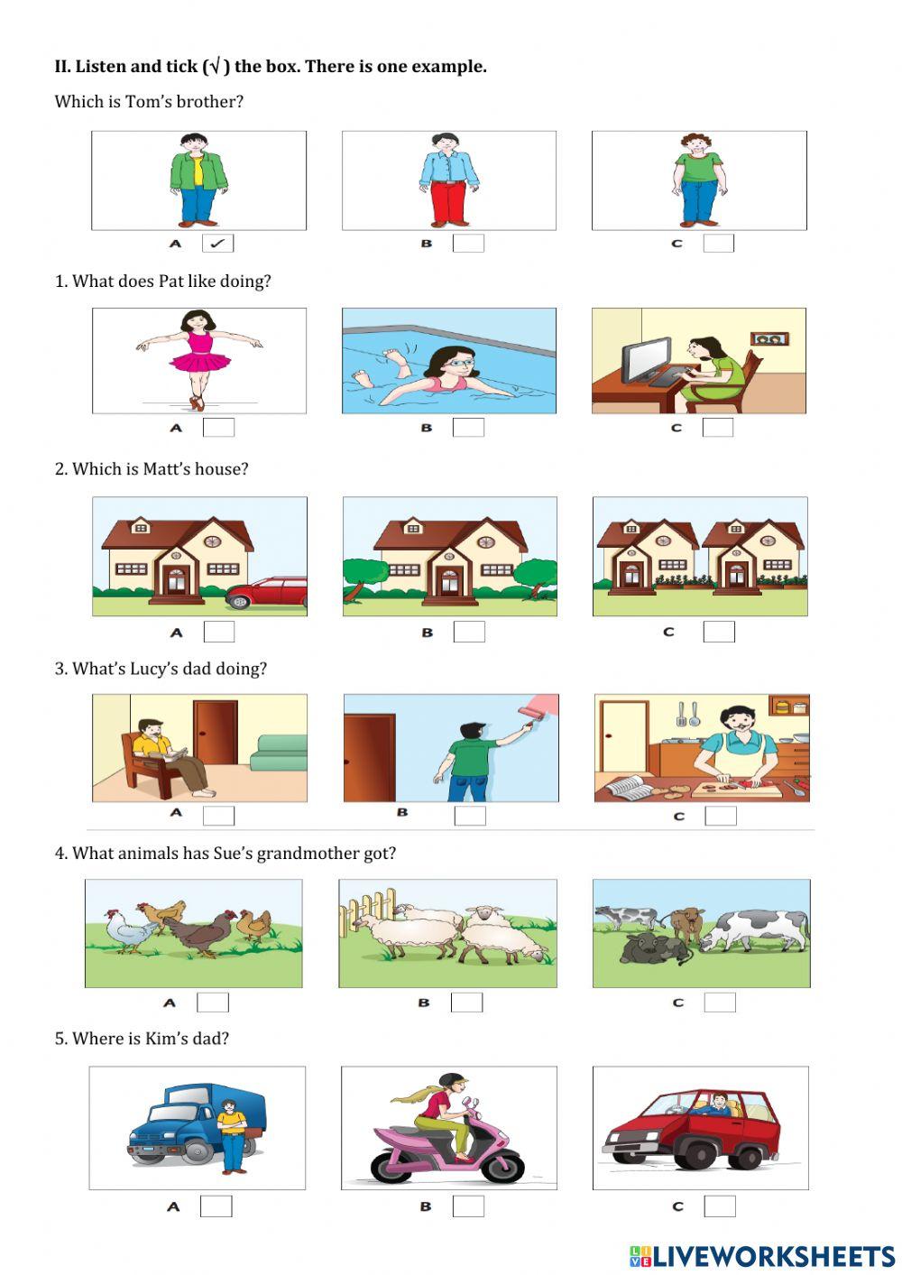 Summer Revision Worksheet 2