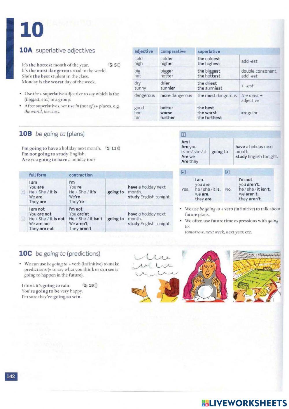 Be going to future plans