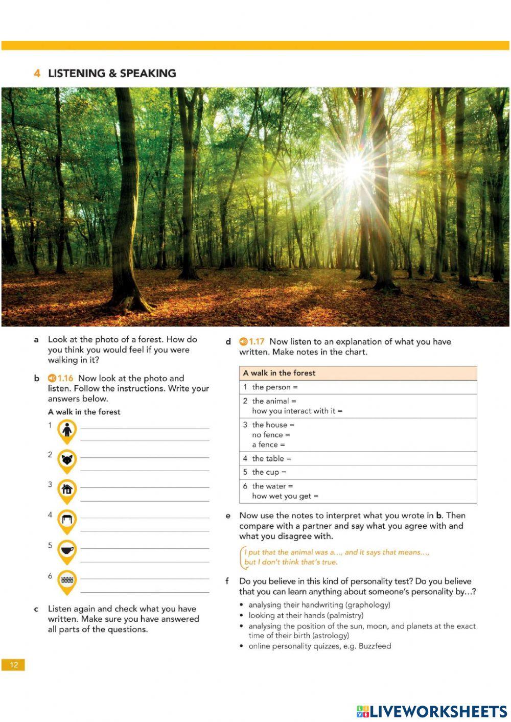 A walk in the forest