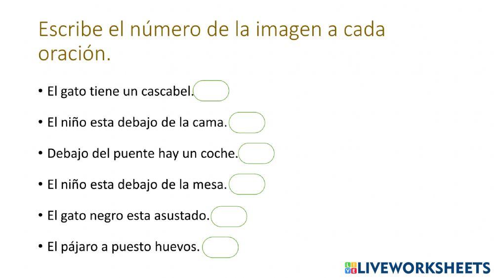 Comprensión de texto