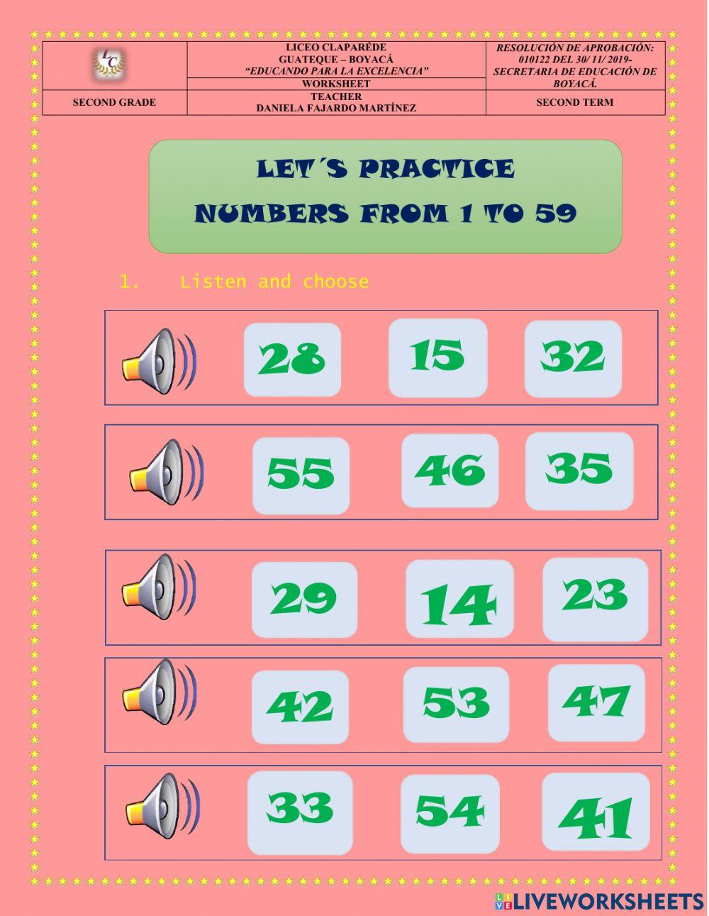 Numbers