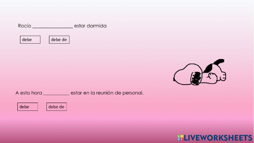 Combinaciones gramaticales