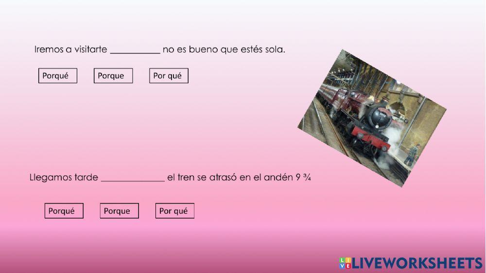 Combinaciones gramaticales