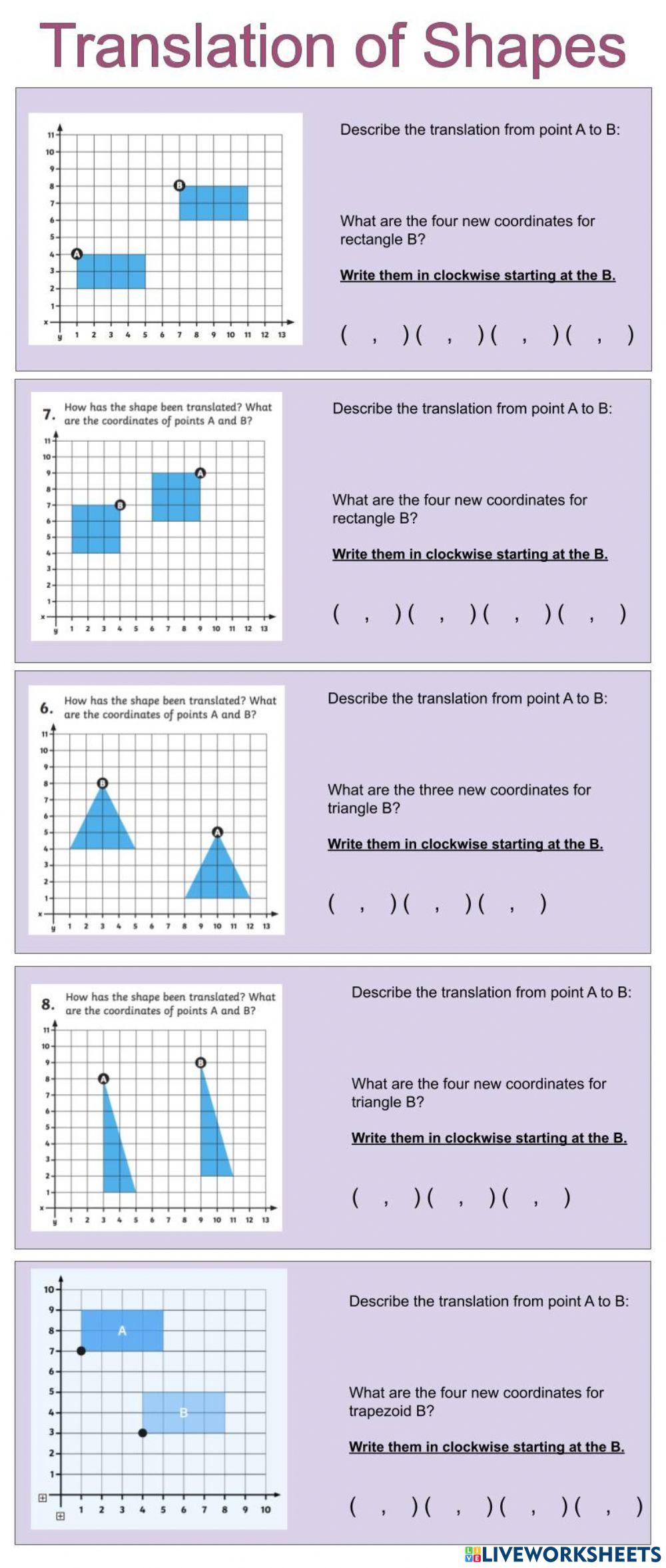 Translation on grid