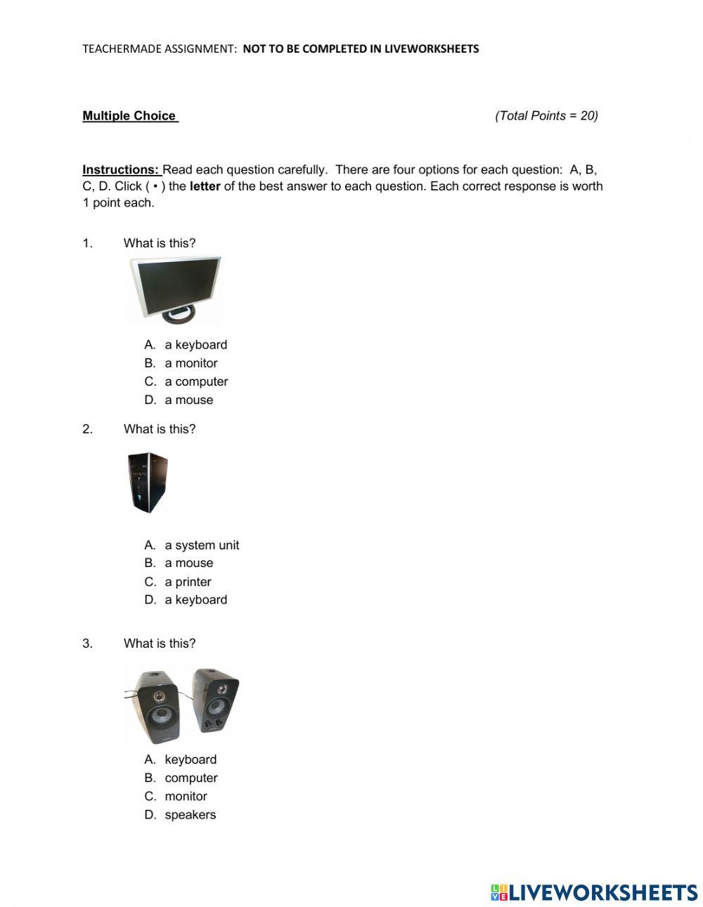 Teacchermade assignment hardware-mouse