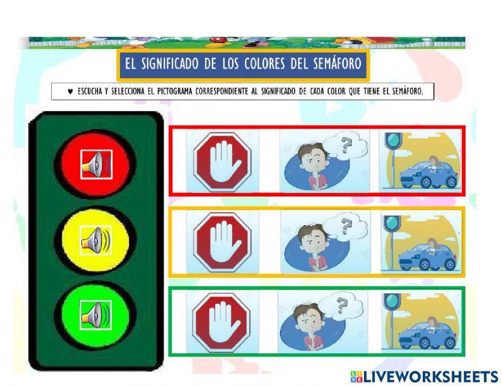 Las señales de tránsito.