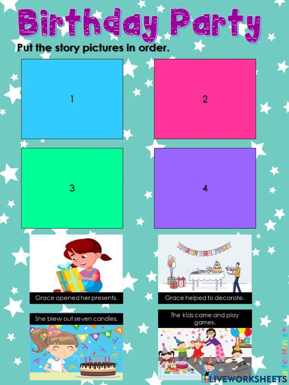 birthday-party-online-pdf-activity-live-worksheets
