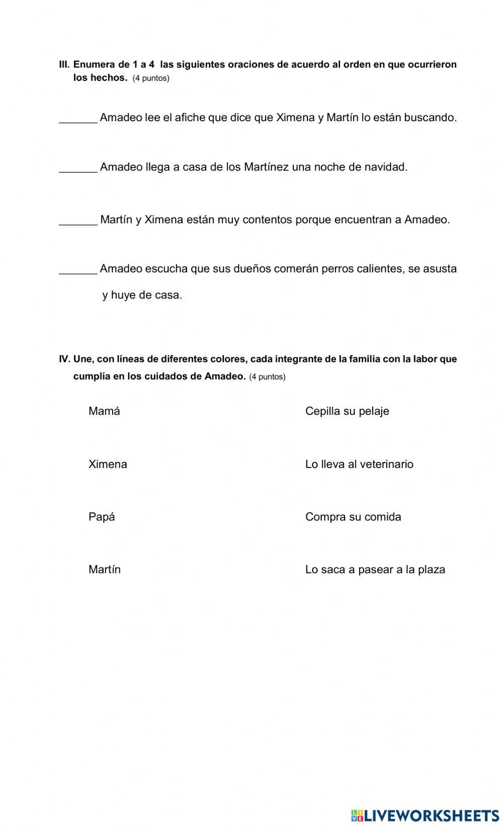 Evaluación Un perro confundido