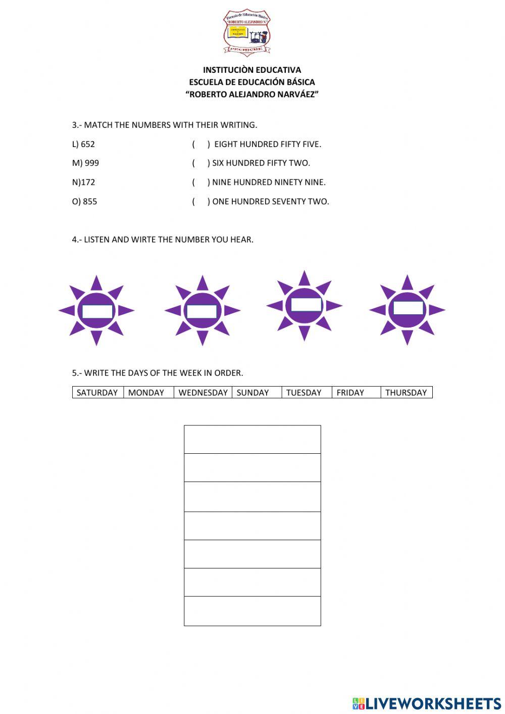Ninth diagnostic test
