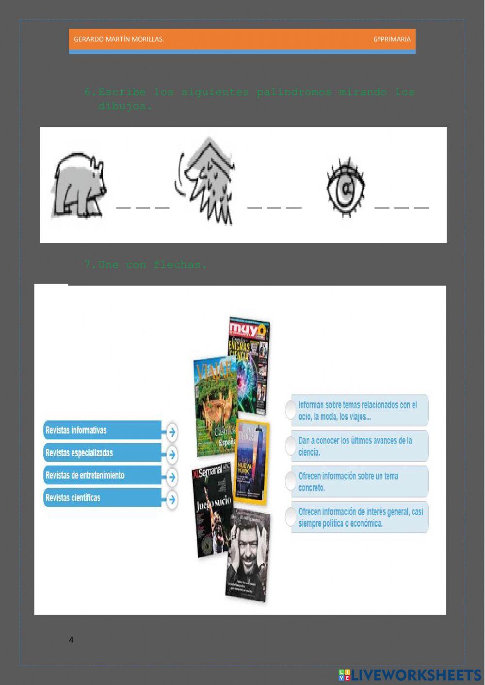 Escritura. Tarea 20.