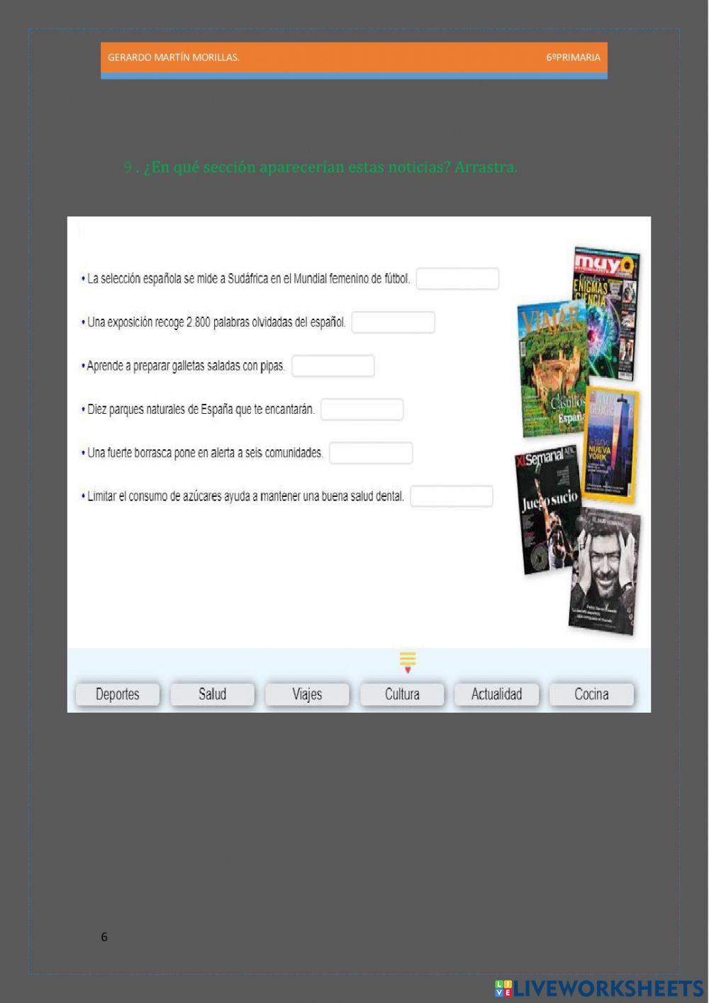 Escritura. Tarea 20.